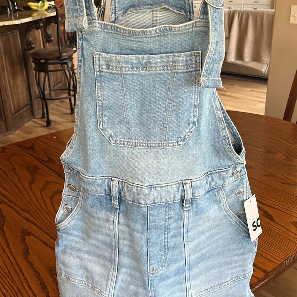 Light Blue Denim Overalls NEW